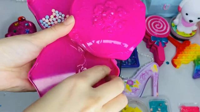 Satisfying RAINBOW AMONG US Slime !!! Mixing Random into GLOSSY SLIME ❤️ Relaxing Satisfying Slime смотреть онлайн