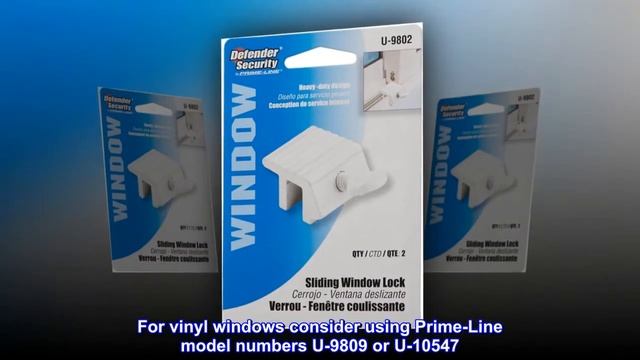 Defender Security U 9802 Sliding Window Lock, 1/4 inch, Extruded Aluminum, White Painted Finish смотреть онлайн