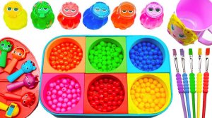 Мультики для детей и малышей. Мультик - Как сделать радужную слизь своими руками. Смотреть онлайн