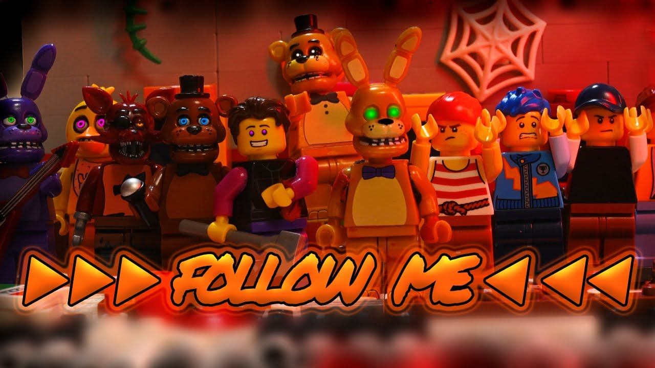 LEGO FNAF Song "Follow Me" MUSIC VIDEO Stop motion ANIMATION смотреть онлайн