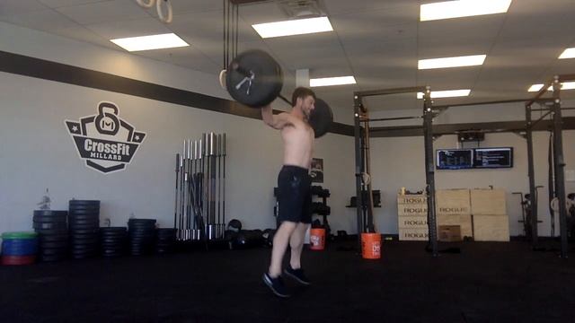 185lb Overhead Squat From The Floor