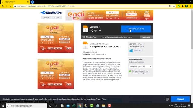 COMO BAIXAR E CRACKEAR VEGAS PRO 17 (METODO 2020) смотреть онлайн