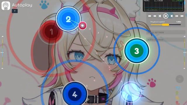 Mococo chan has make game OSU!lazer get crashed Game. смотреть онлайн