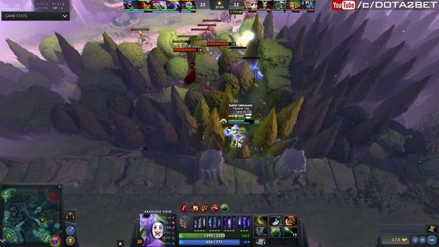 Dota 2 7.07 Miracle Faceless Void 21 Kill with 600 Chronosphere AOE - Imba Talent смотреть онлайн