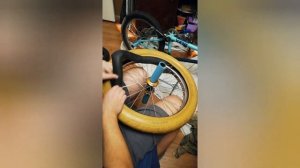 Замена покрышек на БМХ без монтажек.