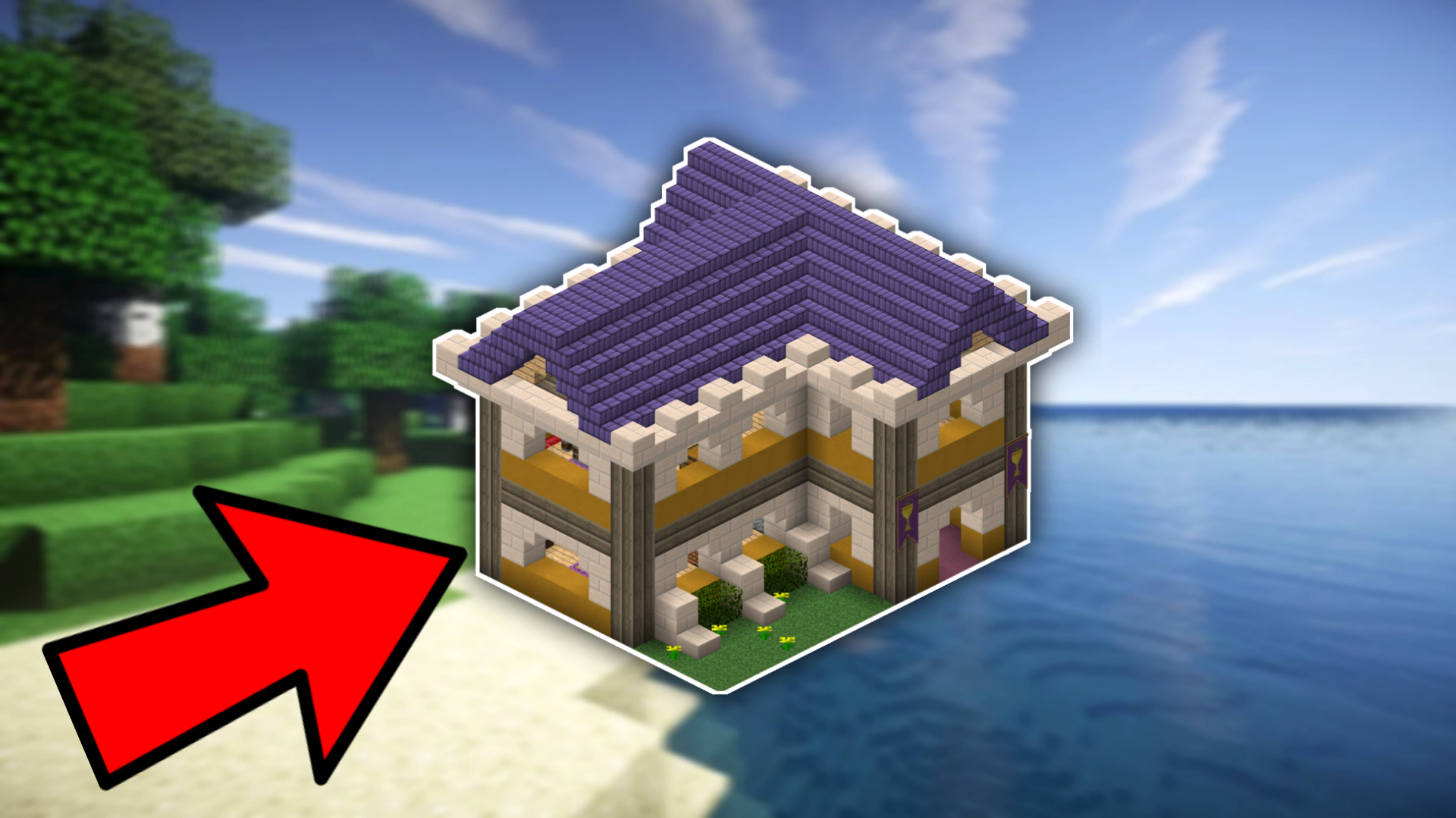 Как построить красивый дом в Майнкрафт 😎 | Красивый и простой дом в Minecraft смотреть онлайн