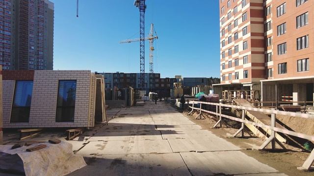 ЖК «Новая Алексеевская роща» — съёмка с воздуха март 2025 смотреть онлайн