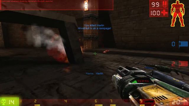 Unreal Tournament GOTY Walkthrough "Godlike" 1440p maxed graphics PART 20 - The Gauntlet (CTF) смотреть онлайн