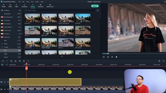 Cách Chỉnh Màu Video Với LUT Trong Phần Mềm Filmora