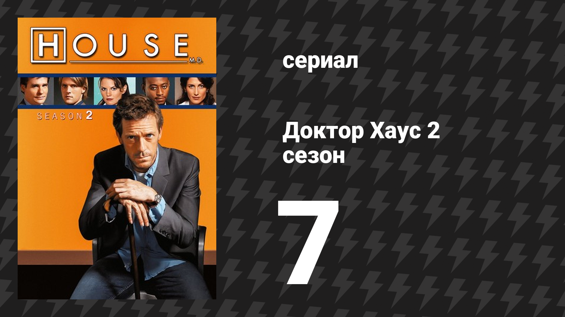 Доктор Хаус 2 сезон 7 серия «Охота» (сериал, 2005)