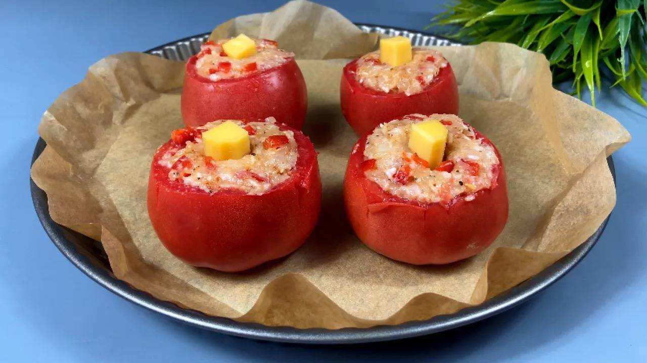 Попробовала и теперь готовлю ПОСТОЯННО! Так просто и вкусно! Рецепт закуски из ПОМИДОРОВ! смотреть онлайн