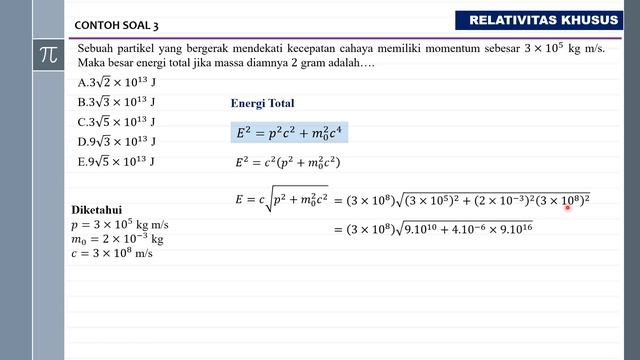 Relativitas Khusus Fisika Kelas 12 : Momentum dan Energi Relativistik - Part 3 смотреть онлайн