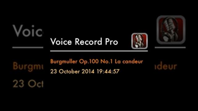 Burgmuller Op.100 No.1 La candeur смотреть онлайн