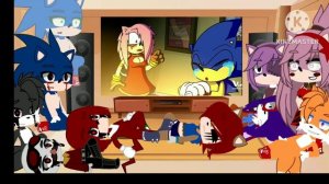 EXE'S & Sonic Reacts To There's Something About Amy||Parts 2 of 4||+S.H Tails & S.A.A Amy||