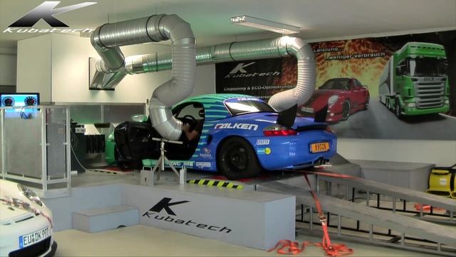 Porsche Boxster mit 996 3.4l Motor bei www.kubatech.de auf dem Cartec 4WD Leistungsprüfstand смотреть онлайн