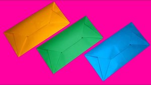 Как сделать конверт из бумаги А4 без клея и без ножниц