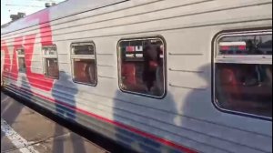 Приехали в Москву на поезде 687 из Нижнего Новгорода, куда мы заселяемся.