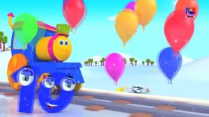 Один Два пряжка мой башмак | детские стишки | 3D Kids Poems | Bob The Train | One Two Buckle My Sho