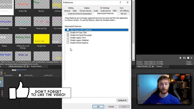 How To Allow VEGAS Pro 17 to Use Legacy Text Editor Again! 👨🏫 VEGAS Tutorial #76 смотреть онлайн