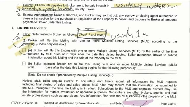 Listing Agreement Texas - TAR 1101 | Explained [2023] смотреть онлайн