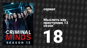 Мыслить как преступник 13 сезон 18 серия «Танец любви» (сериал, 2005-2020)