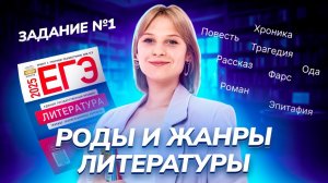 Роды и жанры литературы: задание №1  I ЕГЭ по Литературе для 10 классов I Умскул