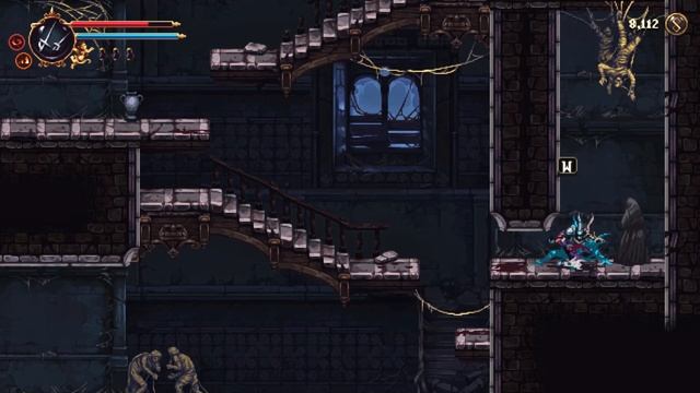 How to find Hidden sister of palace of embroideries, Blasphemous 2 no pixel gameplay- 14 смотреть онлайн