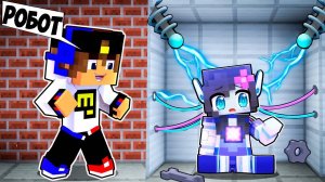 Я СОЗДАЛ ИГРОКА ЧЕРЕЗ НЕЙРОСЕТЬ РОБОТ в МАЙНКРАФТ НУБ И ПРО ВИДЕО ТРОЛЛИНГ MINECRAFT Евгенбро