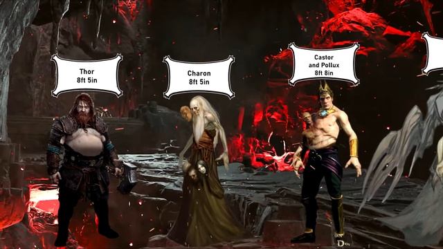 God of War Size Comparison | Greek and Norse Gods, Titans and Monsters смотреть онлайн