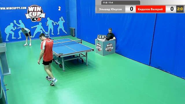 Юнусов Эльшад 3-1 Кидалов Валерий WINCUP 22.02.2019 Зал № 2