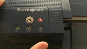 How to Set Code on Samsonite TSA Lock