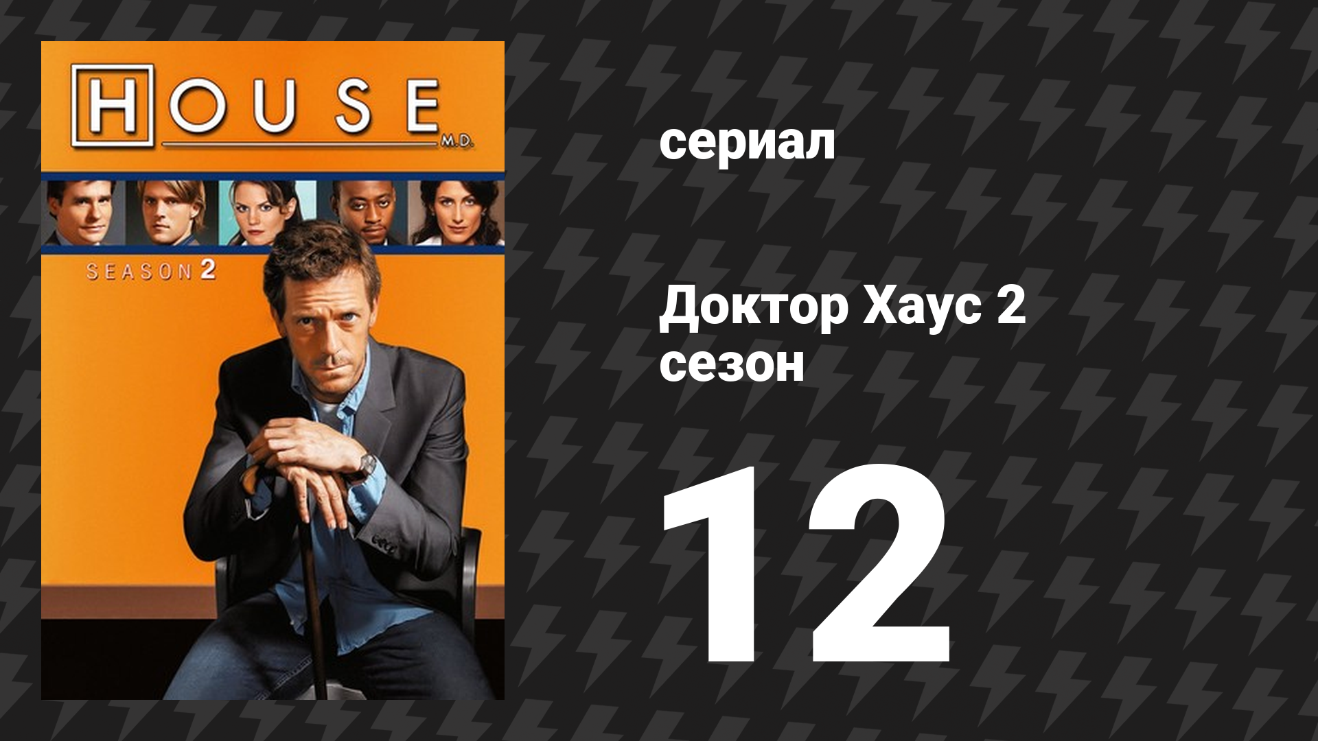 Доктор Хаус 2 сезон 12 серия «Отвлекающий раздражитель» (сериал, 2005)