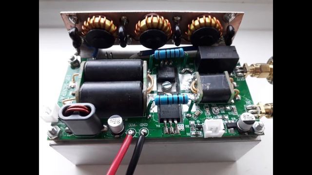 Minipa70 HF Linear Amplifier Kit. High SWR Input. Missing R6 Resistor. Ham Radio. Amateur Radio.
