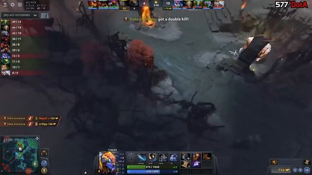 FuN^KeFaL Tinker full gameplay - TOP 7 EU RANKED TINKER PLAYER смотреть онлайн