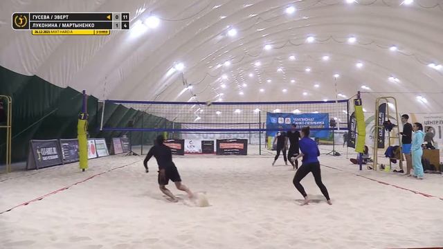 II Раунд: Гусева / Эверт VS Луконина / Мартыненко | MIXT HARD A - 26.12.2021 смотреть онлайн