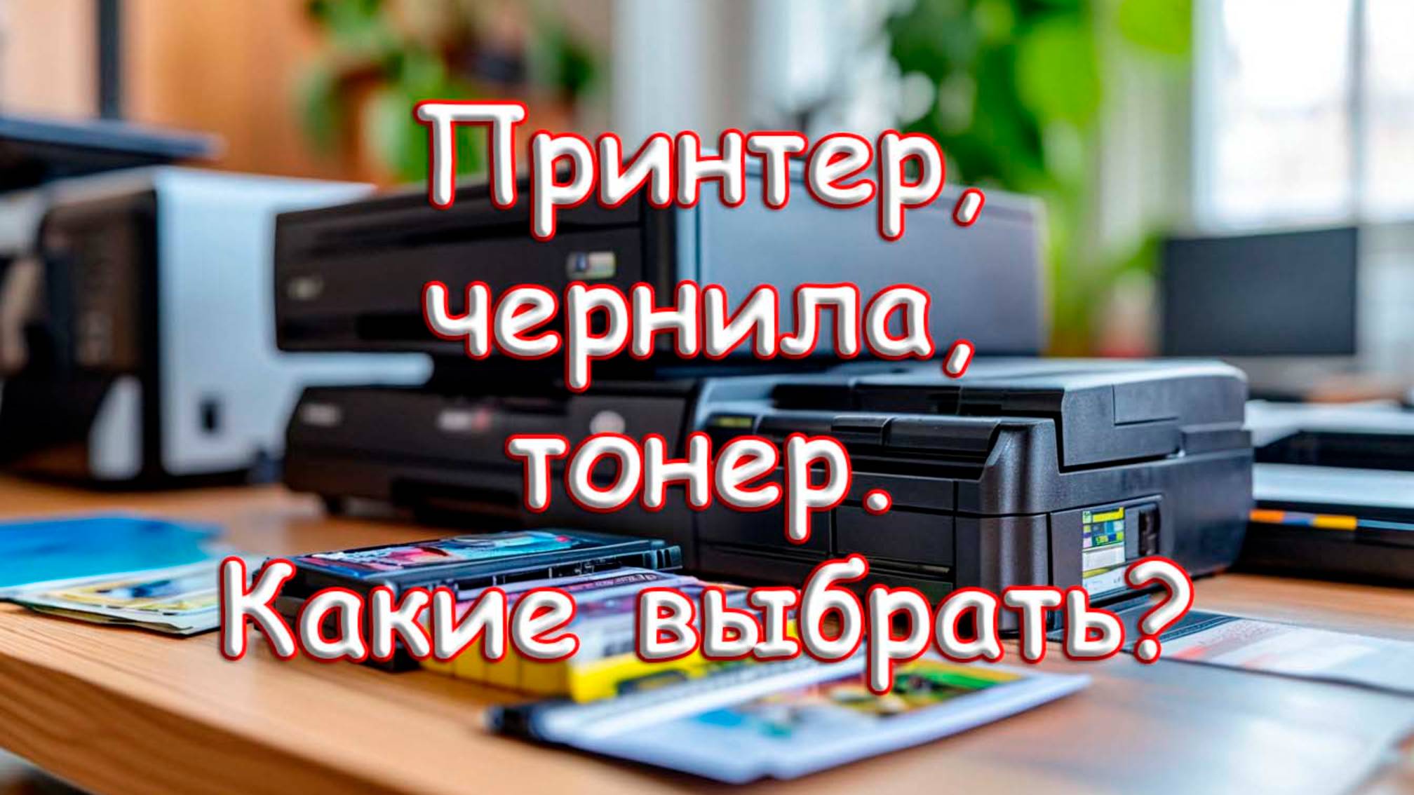 Принтер, чернила, тонер. Какие выбрать?