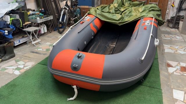 Тент транспортировочный для лодки пвх 370-380