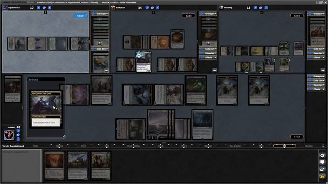 Ebondeath vs Kenrith vs Syr Konrad vs Ghave | Commander EDH Gameplay | The eedi H Channel tribalkai смотреть онлайн