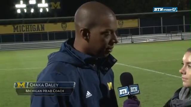 Post-Game Interview: Michigan Head Soccer Coach Chaka Daley смотреть онлайн