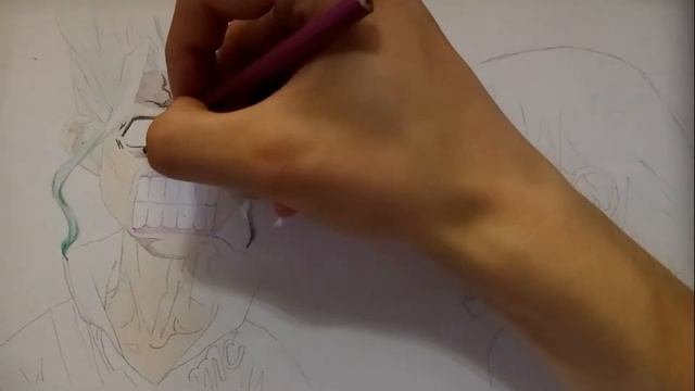 Как нарисовать Сэнку, аниме Dr.STONE /art смотреть онлайн