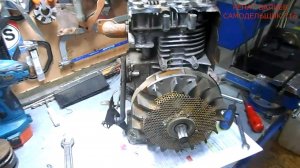 Снятие маховика двигателя ДМ1