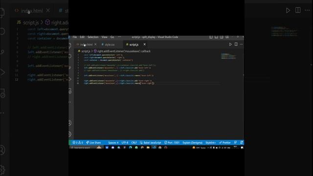 split landingpage | Front end development | web development смотреть онлайн