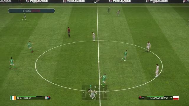 Polska:Irlandia PES 2019 PS4 Pro Gameplay