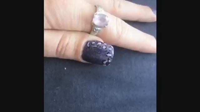 Simple Purple Leopard Print Nail Design Tutorial смотреть онлайн