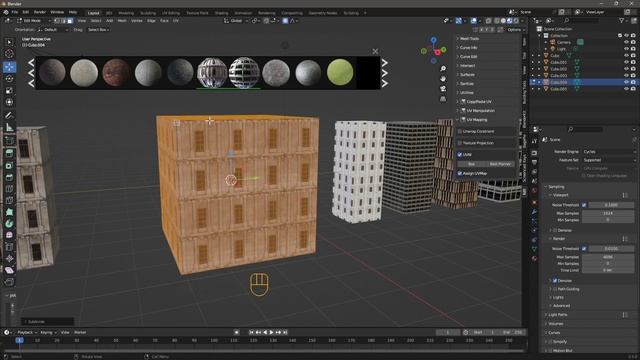 Videoguide - Create a Building Using Displacement Map, Blenderkit Material, Magic UV, Cycles смотреть онлайн