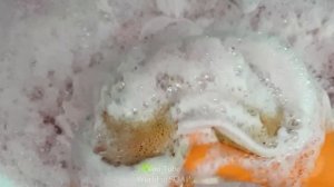 ASMR (53) Sponge squeeze w/pigments, dish soap/Пигменты со средством для посуды/Пенка/АСМР