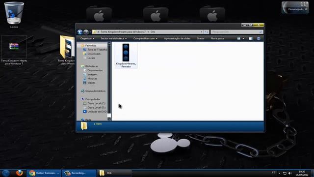 Tema do Kingdom Hearts para Windows 7 смотреть онлайн