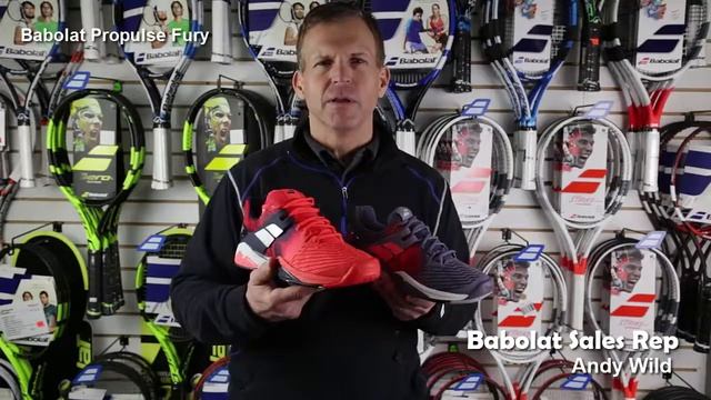 Babolat Propulse Fury Tennis Shoe смотреть онлайн