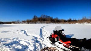 Зимняя рыбалка на таёжном озере весной. 31.03.2023