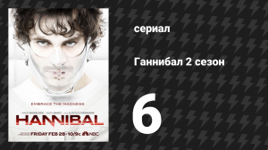 Ганнибал 2 сезон 6 серия «Блюдо состоящее из сашими» (сериал, 2014)